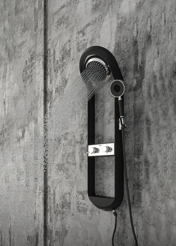 پنل دوش لیبرا مدل دنیز در دو رنگ مشکی و سفید