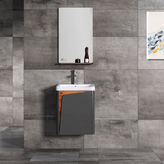 فول ست روشویی کابینتی دیواری Kevik مدل V425 با صفحه کورین